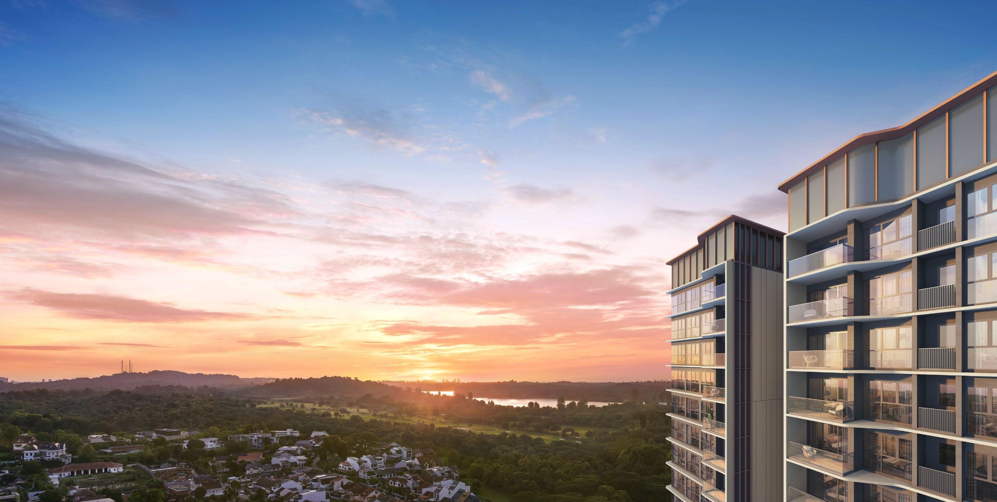 Thomson Reserve 最大化的景观视野,艺术效果图