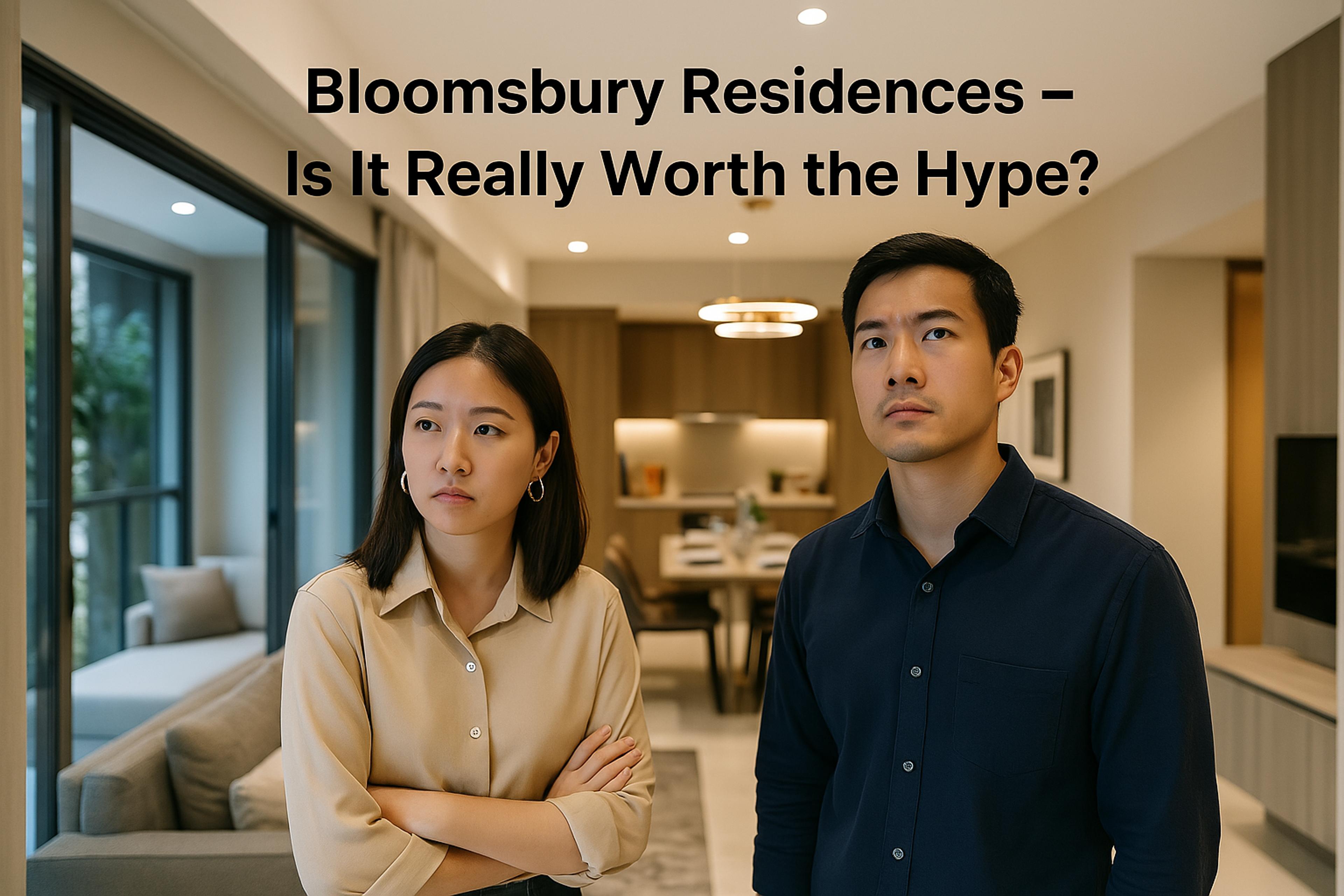Bloomsbury Residences review: is it worth the hype? A couple viewing a show unit