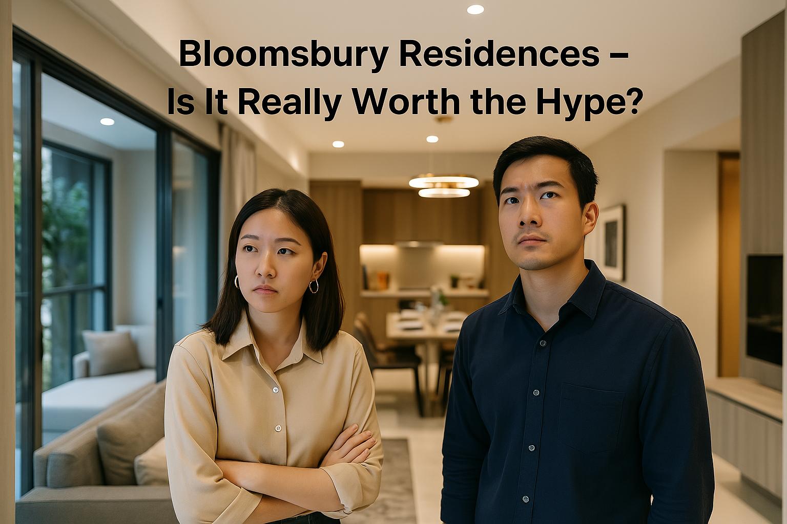 Bloomsbury Residences review: is it worth the hype? A couple viewing a show unit