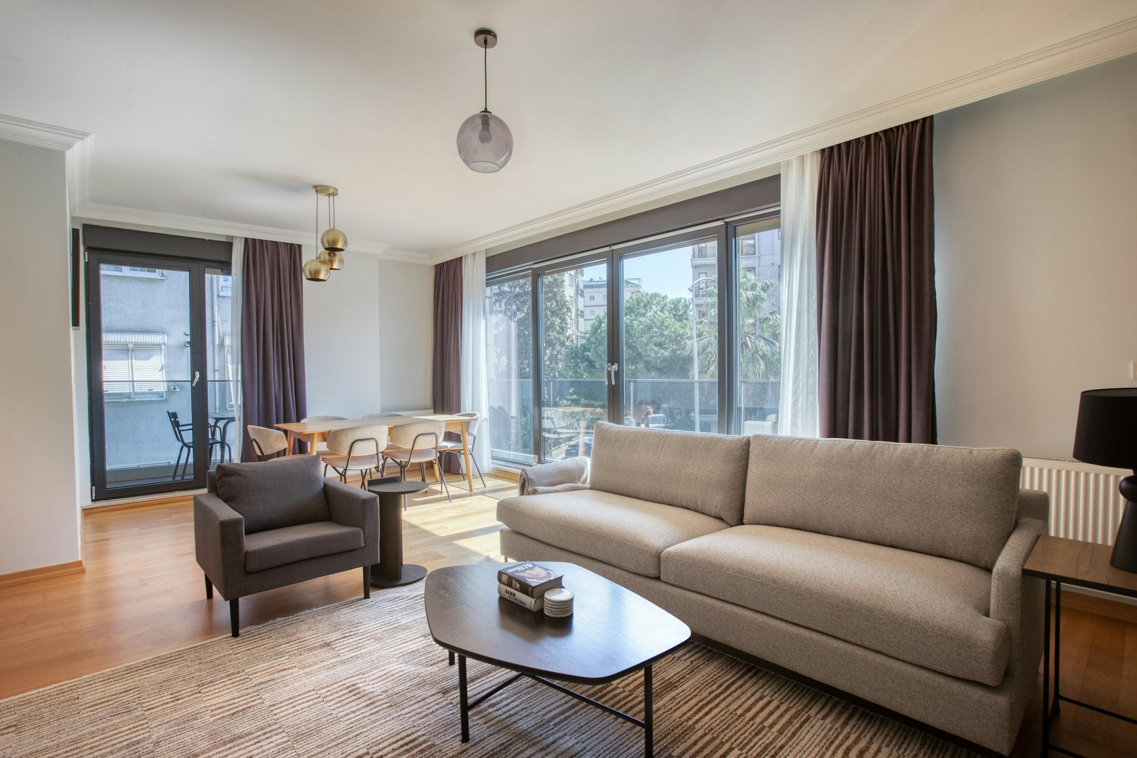 Light-filled living room