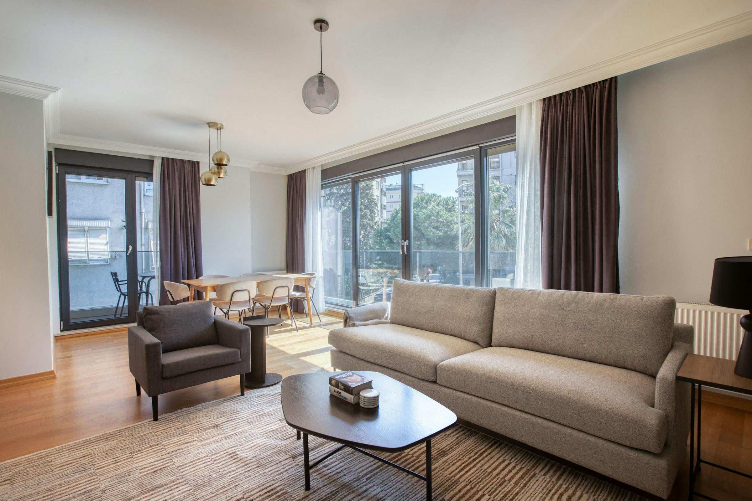 Light-filled living room