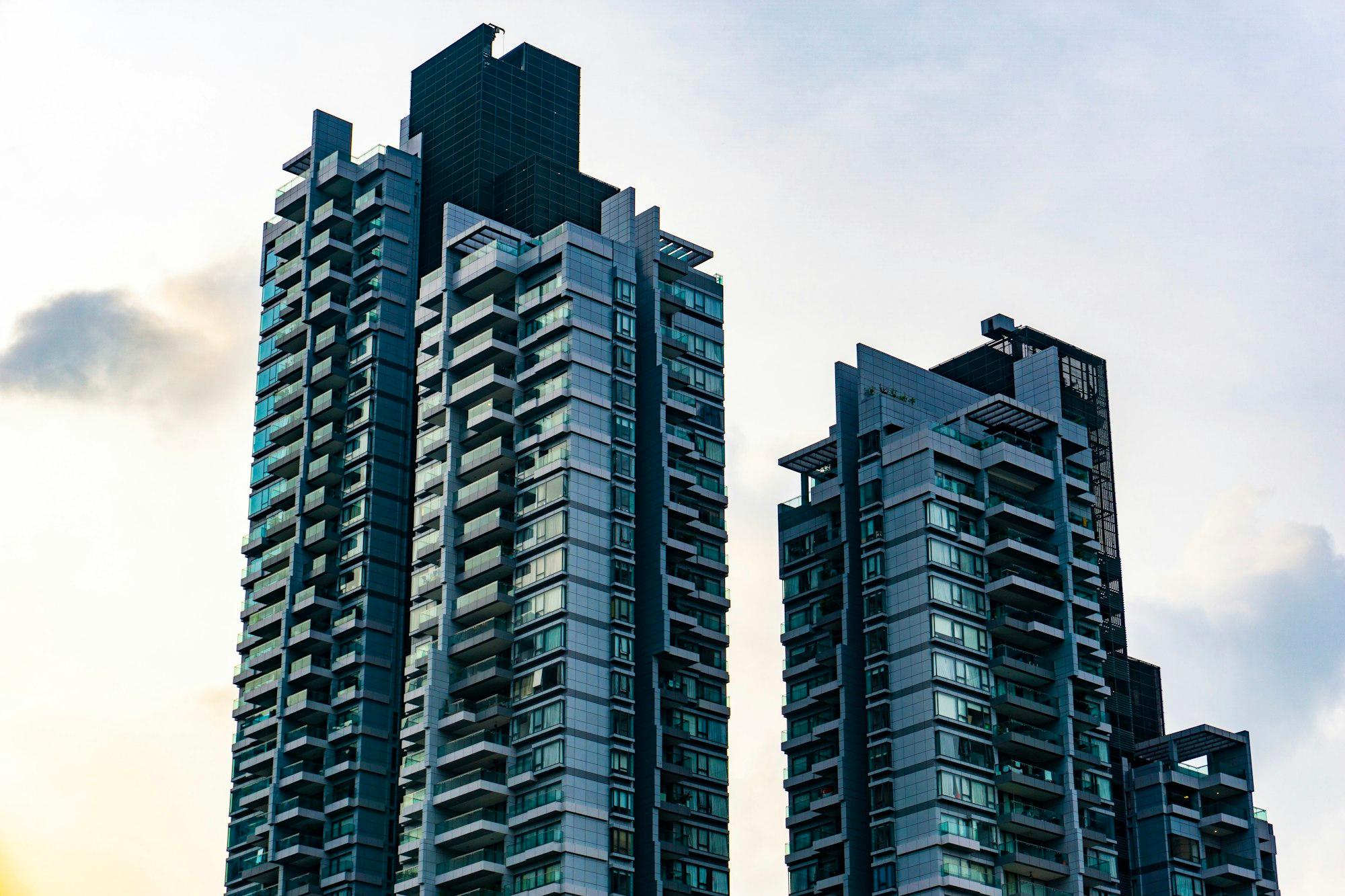 Condominium and office building