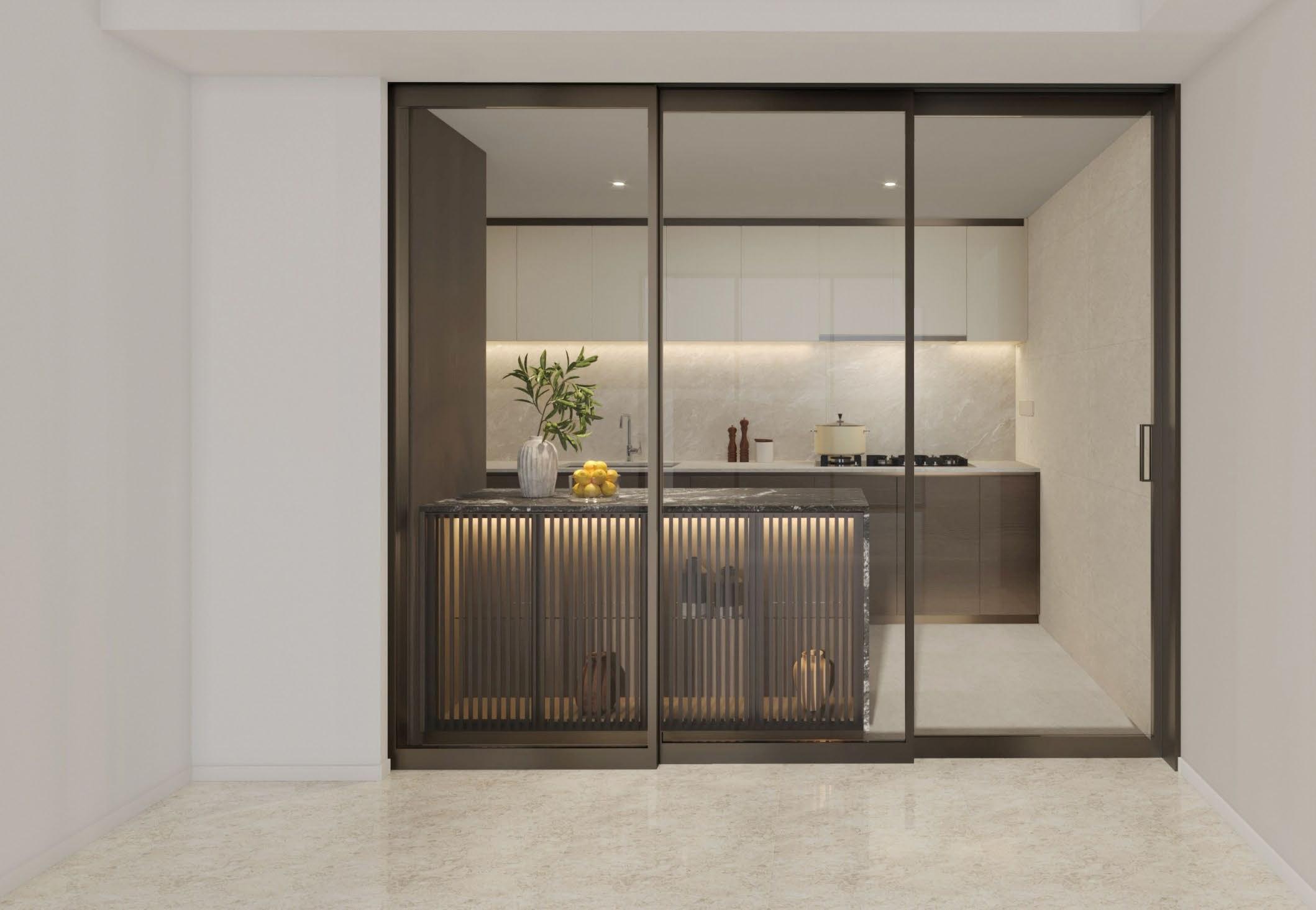 Thomson Reserve Luxury 系列 Tier 2 DP1 (L) 型厨房 LED 灯带,艺术效果图