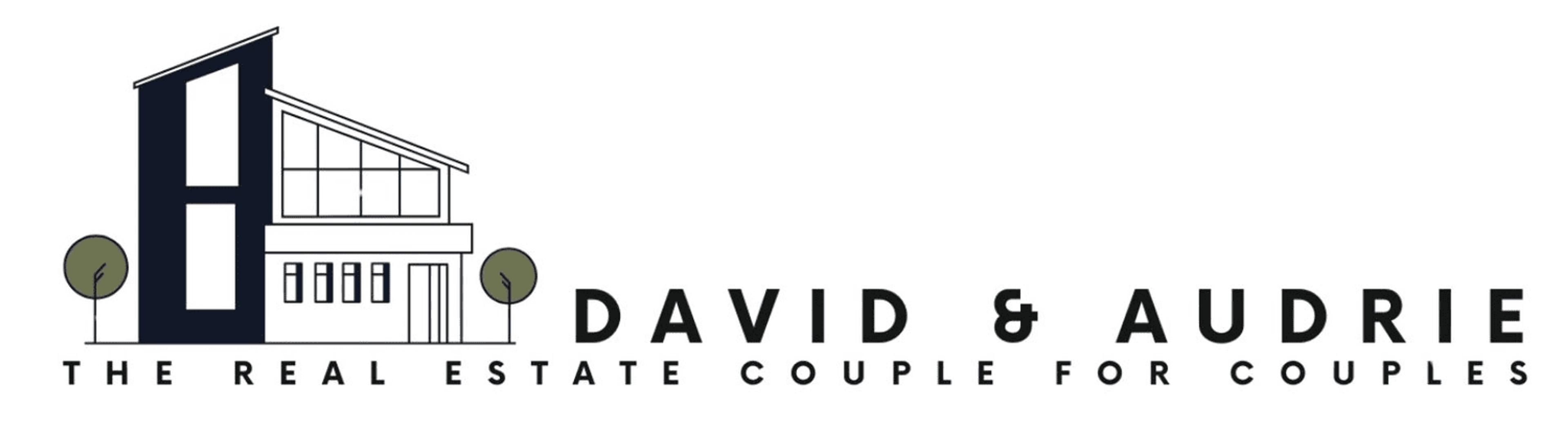 David & Audrie logo: the real estate couple for couples
