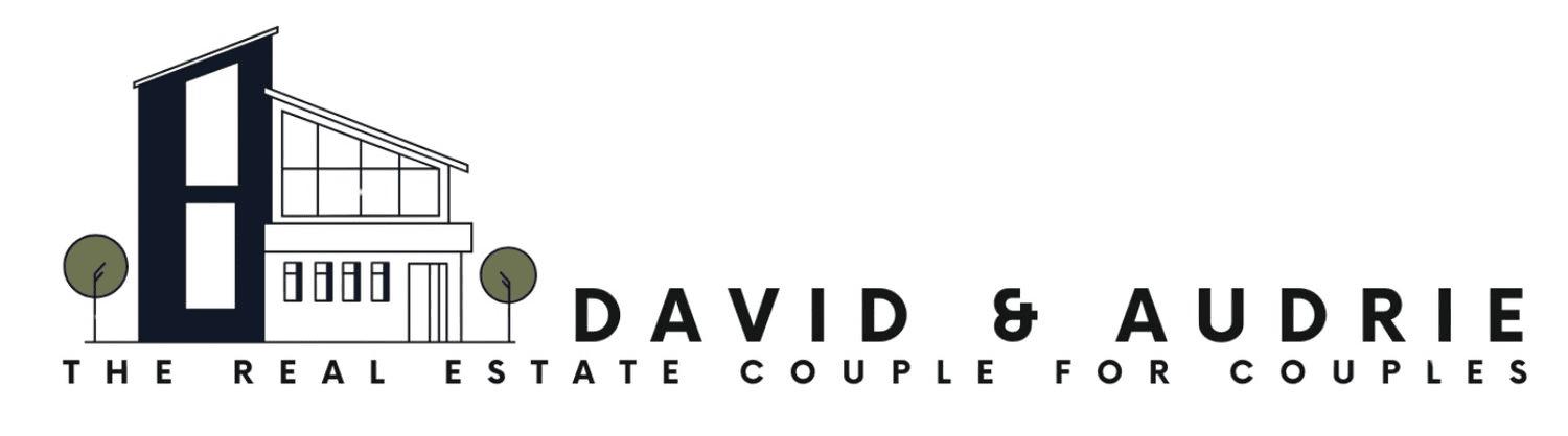 David & Audrie logo: the real estate couple for couples
