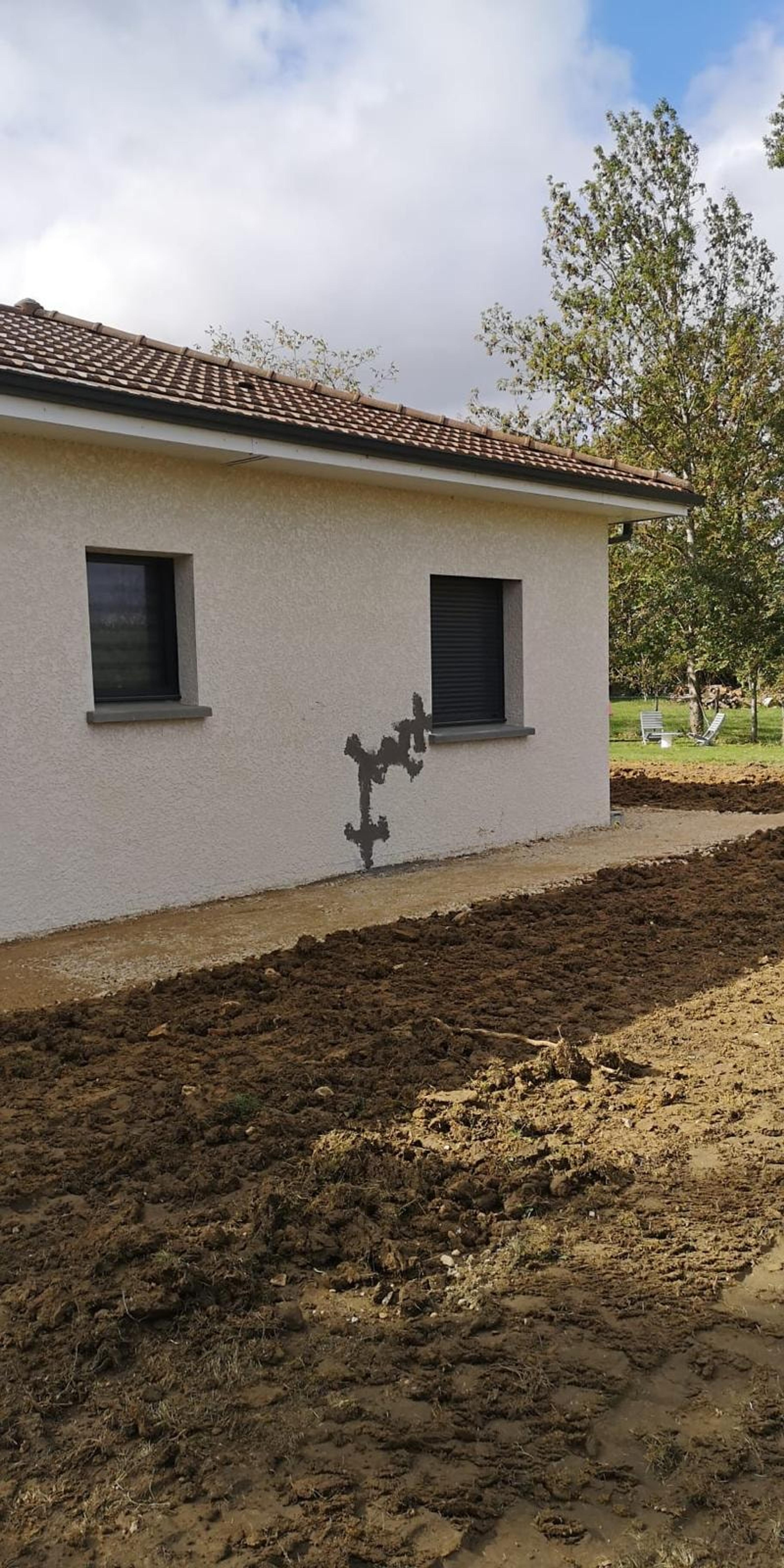 Reprise en sous-œuvre et trottoir périphérique, pendant les travaux : photo 9 sur 9