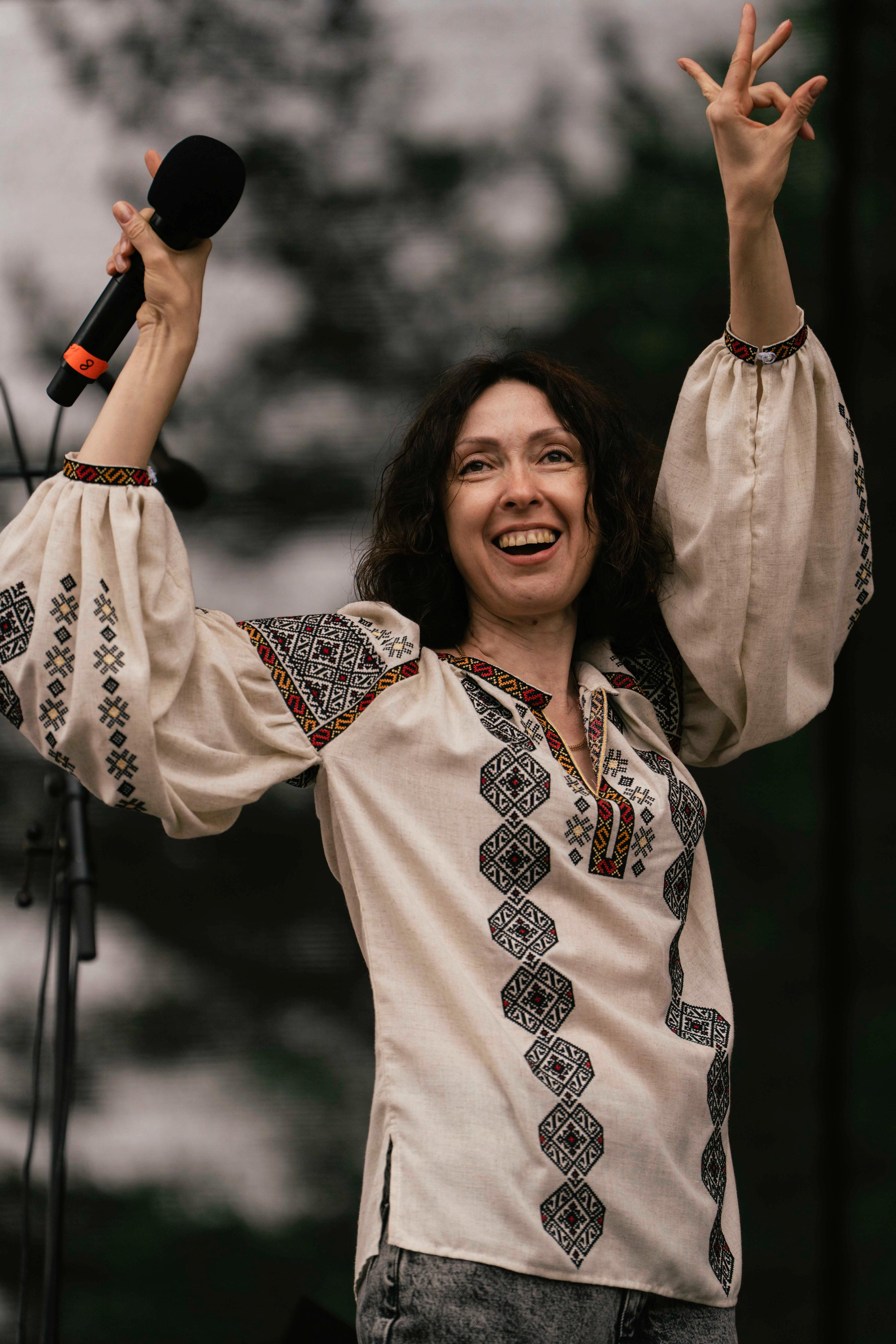 Svitlana på scena.