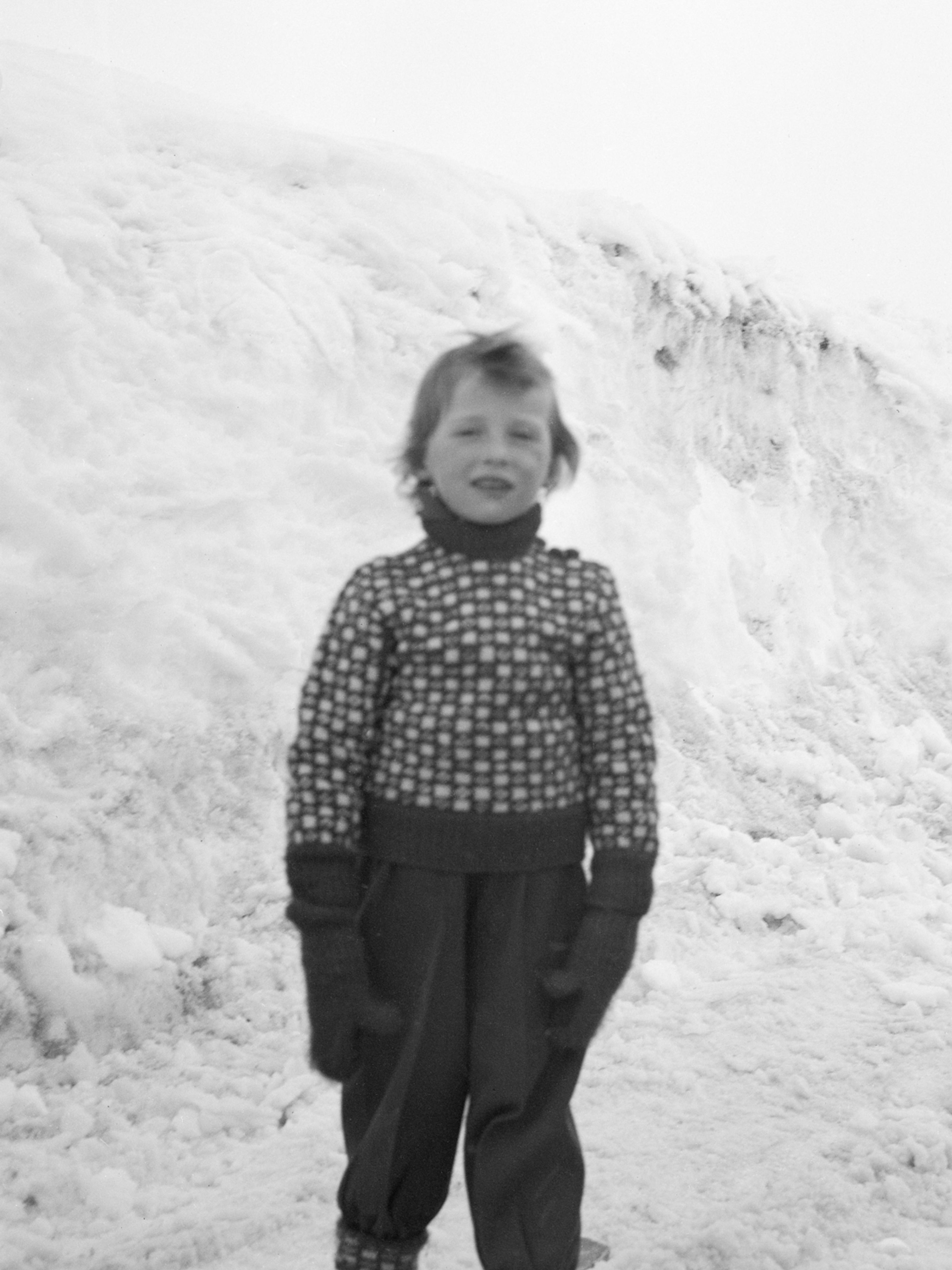 A photograph of Prince Harald taken in Sweden 10 April 1940 so that he could be issued with an emergency passport. Photo: Crown Princess Märtha, The Royal Collections