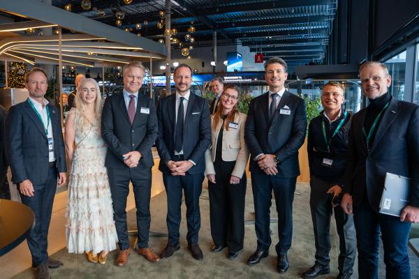 Kronprinsen møtte norske gründere