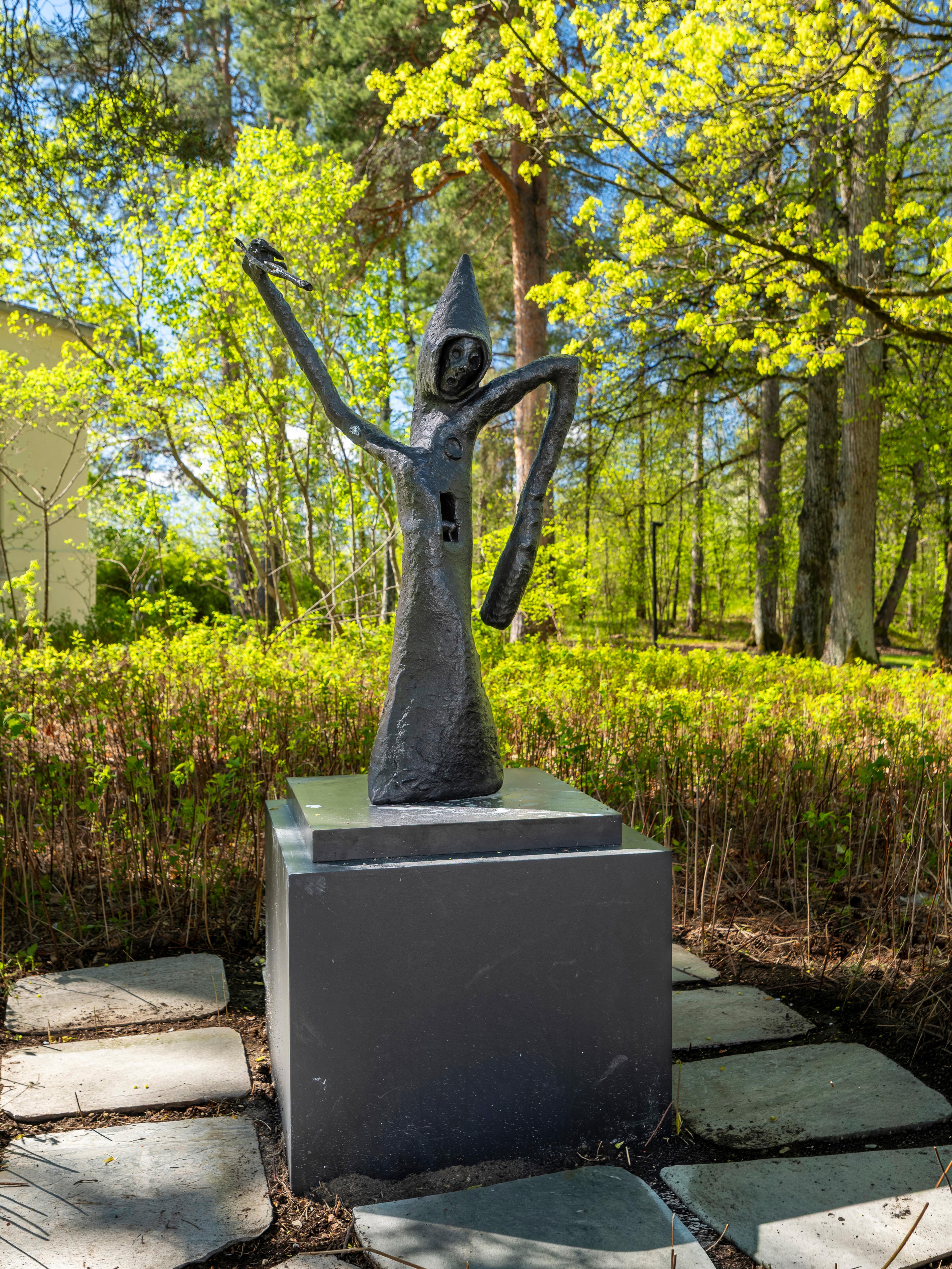 Bronseskulptur.