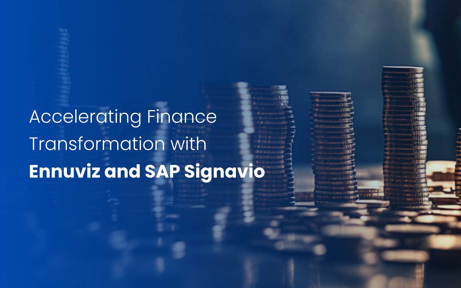 How Ennuviz can Navigate your Finance Transformation with SAP Signavio