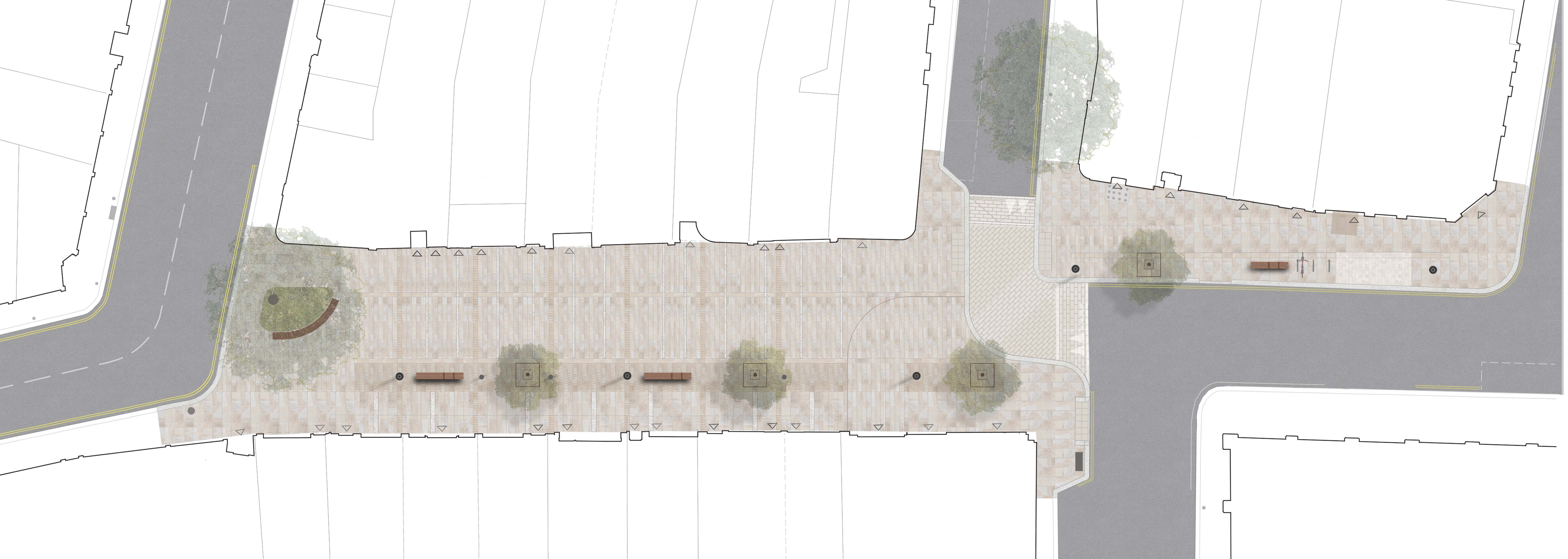 Plan drawing of Draycott Avenue