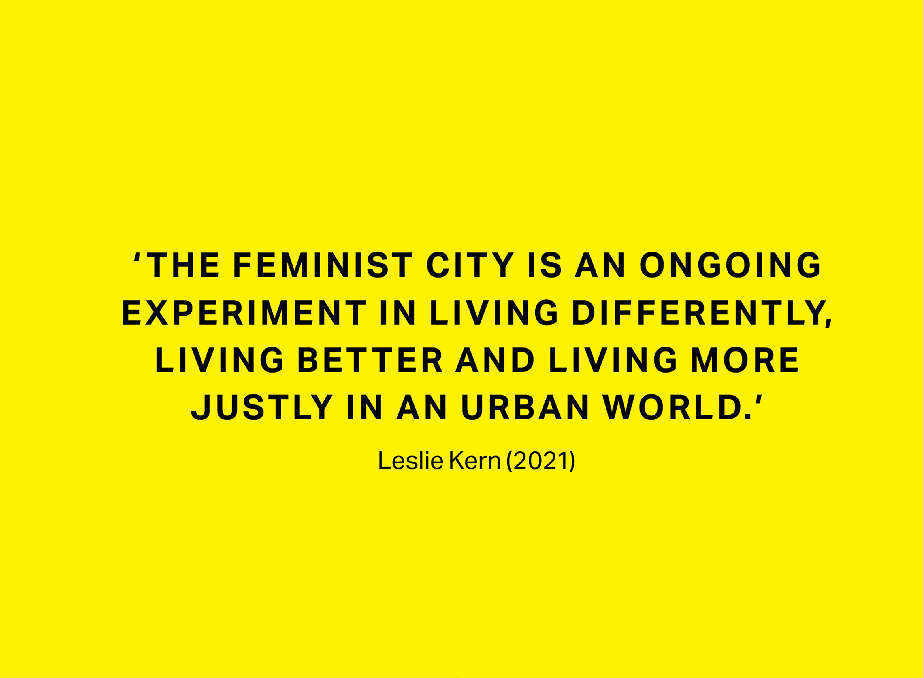 Quote written on yellow background