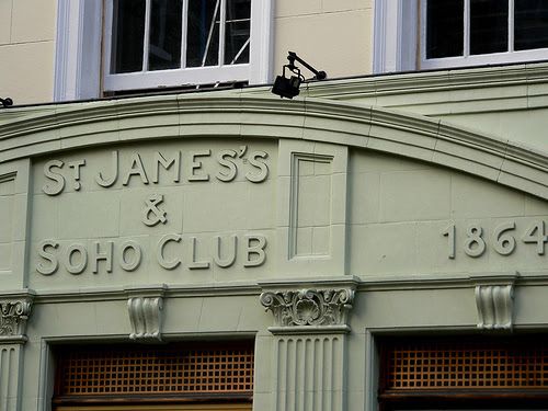 The name and founding date of a private members club.