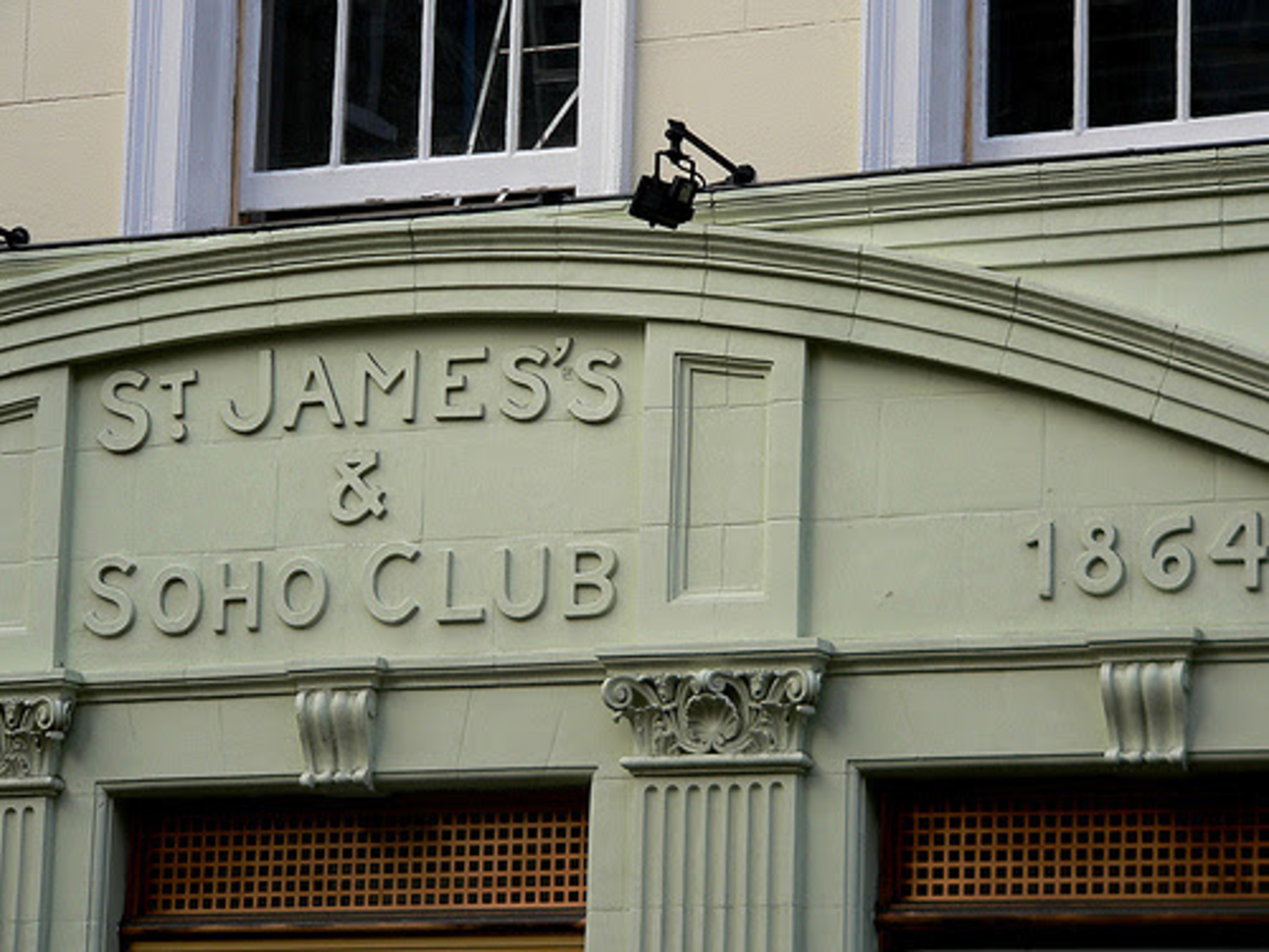 The name and founding date of a private members club.