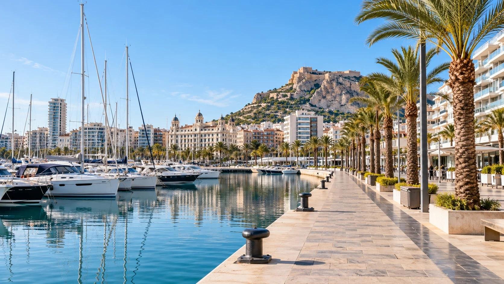 Local market atmosphere on the Costa Blanca