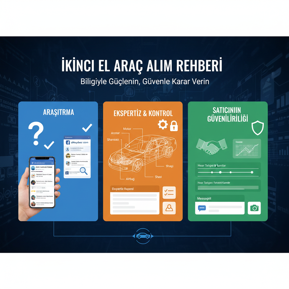 İkinci El Araç Alım Rehberi: İlandan Notere Kadar Tüm Süreç