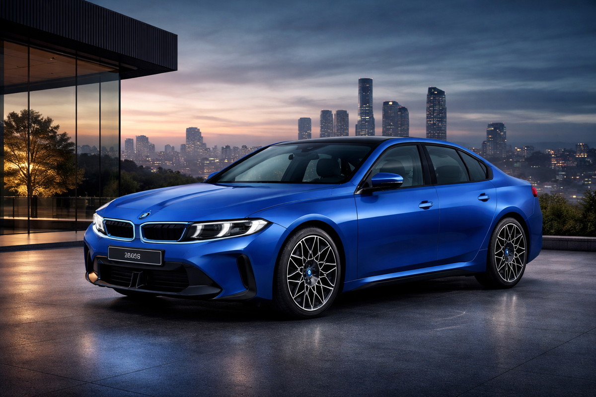 Lüks ve modern mavi BMW i3