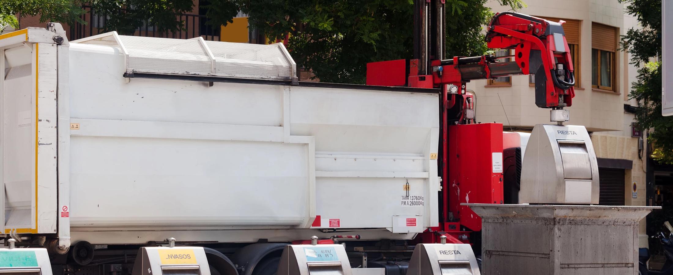 garbage disposal truck 