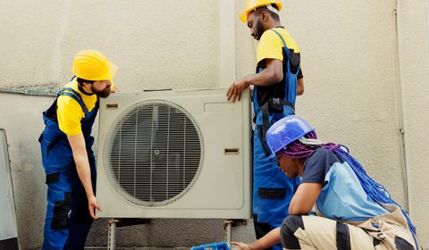 HVAC Services team inspection ac in Simi Valley , CA 