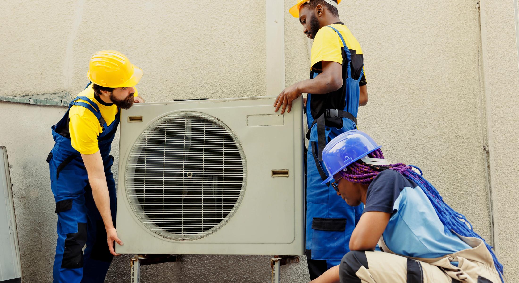 HVAC Services team inspection ac in Simi Valley , CA