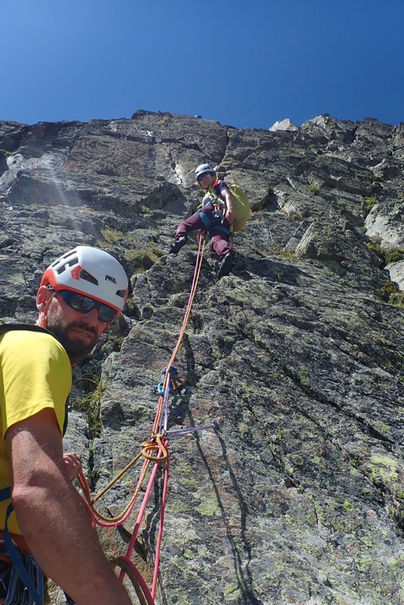 Droga „Perroux” na Aiguille de l’Index