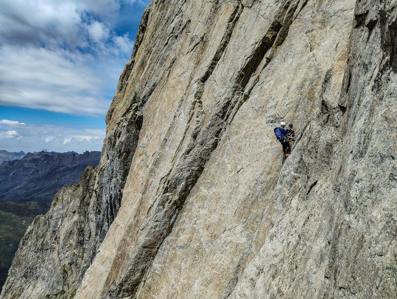 „Droga francuska” na Aiguille du Pouce