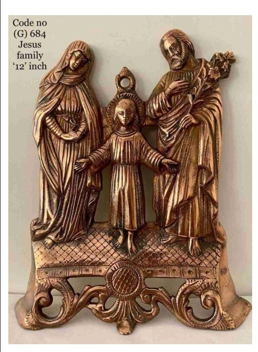 Mother Mary Wall Plaque – 14 Inch | Symbol of Grace, Compassion & Divine Blessings Detail View 3