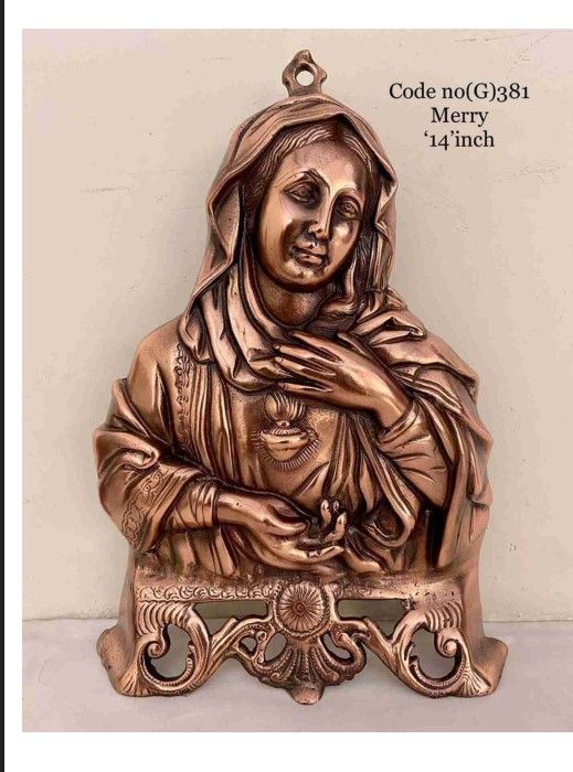 Mother Mary Wall Plaque – 14 Inch | Symbol of Grace, Compassion & Divine Blessings Detail View 1
