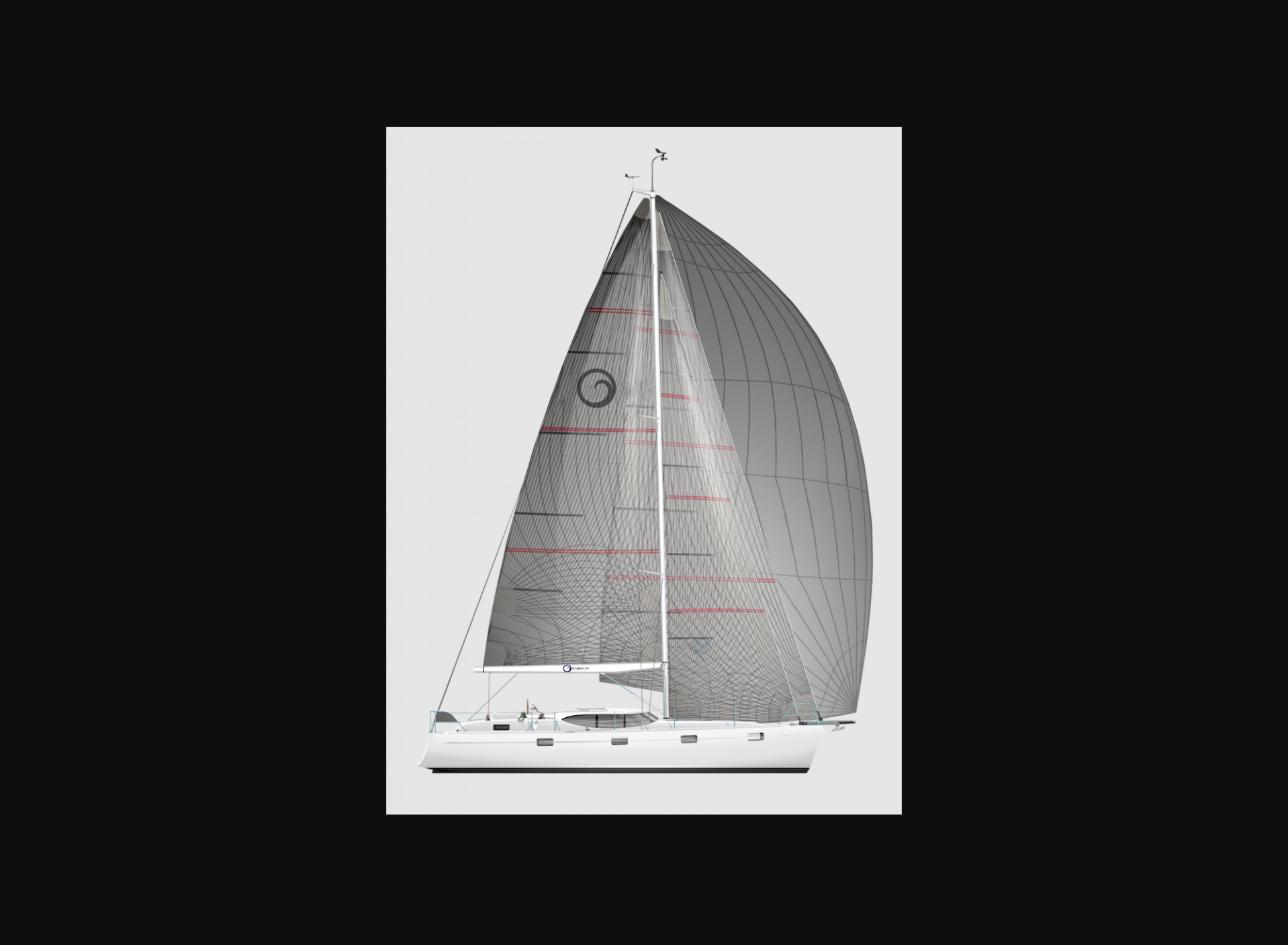 Kraken 44 (Dibley) sailing yacht render