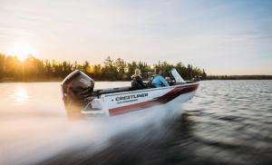 Crestliner 1850 Super Hawk aluminium fish-and-ski boat