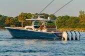 Valhalla Boatworks V-46 cockpit and helm
