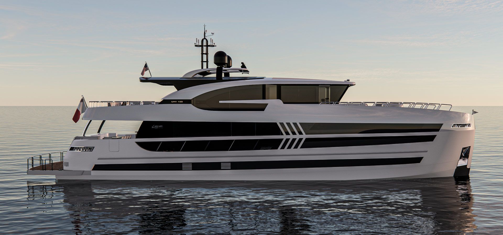 2021 Lazzara Yachts UHV 100
