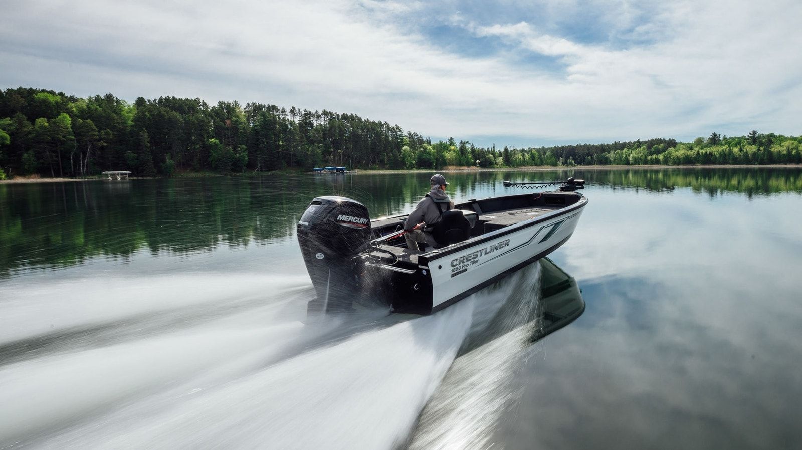 Crestliner 1850 Pro Tiller fishing