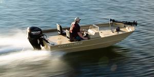 Crestliner 1660 Retriever SC aluminium side console boat