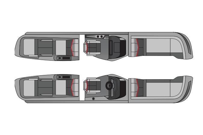 2021 Manitou Pontroon Boats 25 XT SRW