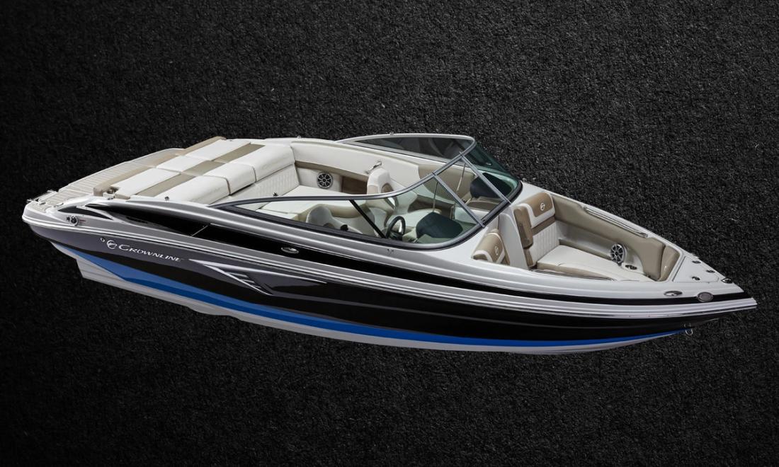 Crownline 220 SS bowrider, bow-quarter studio view