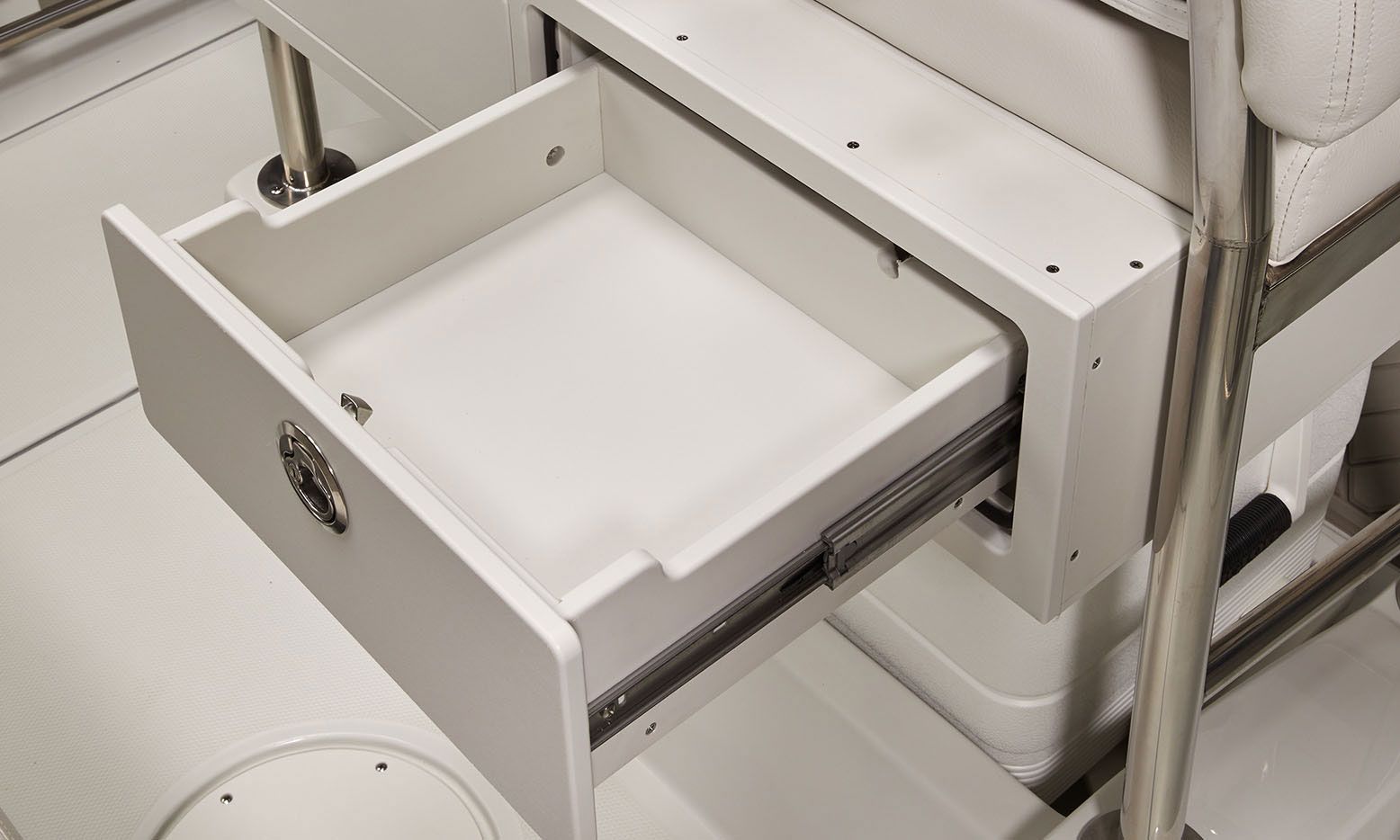 Crownline 200 CC console storage drawer