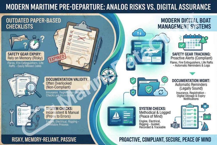 Discover why paper pre-departure checklists are no longer enough.