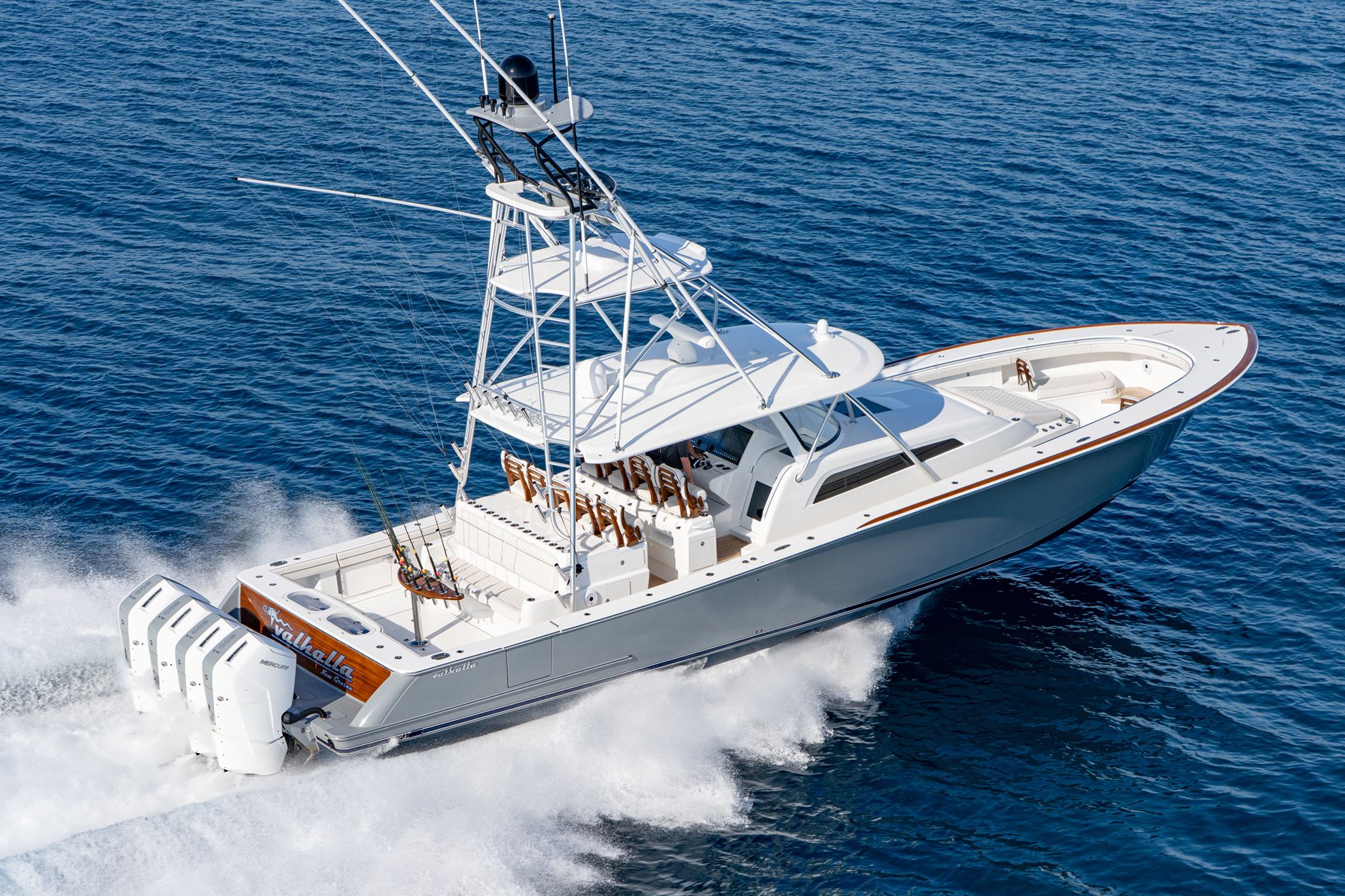 Valhalla Boatworks V-55 centre console with hardtop