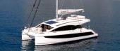 Aquila 45 Sail at anchor with sails down