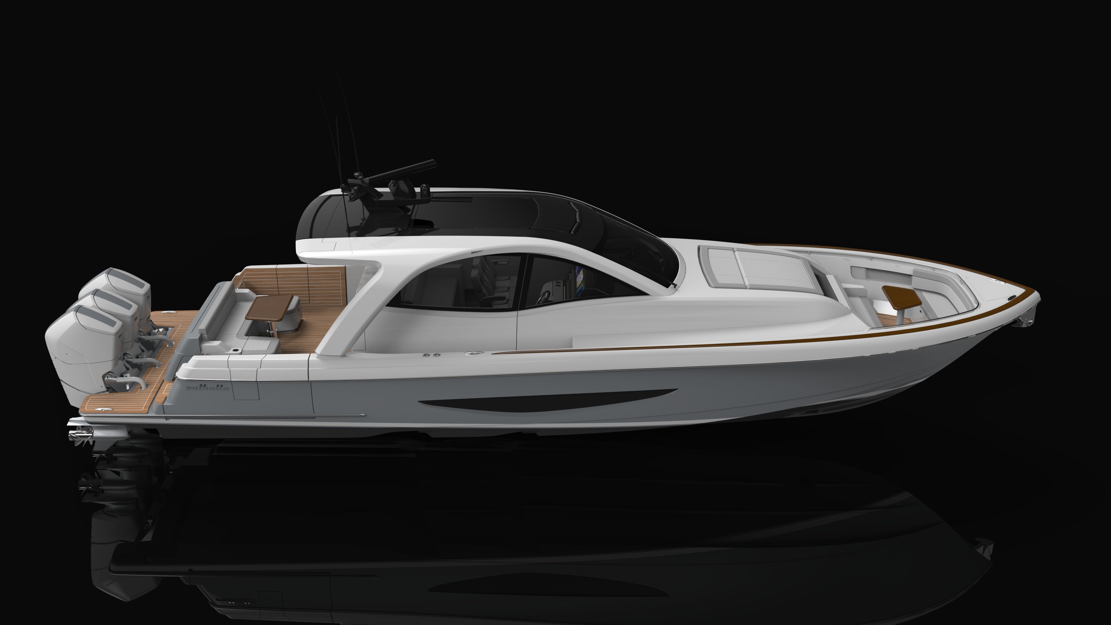 Valhalla Boatworks 46 SY pilothouse and cockpit