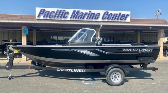 2021 Crestliner 1850 Super Hawk w/ 150HP Mercury!