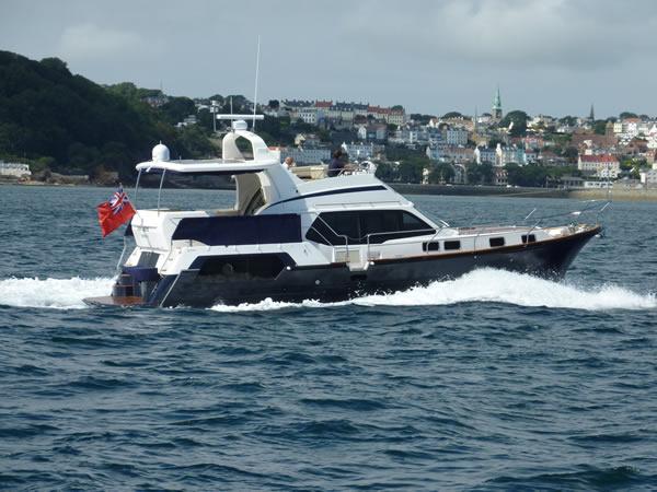 Aquastar 49 Azure motor yacht