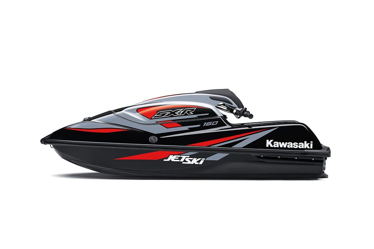 Kawasaki Jet Ski SX-R 160, side angle, studio background
