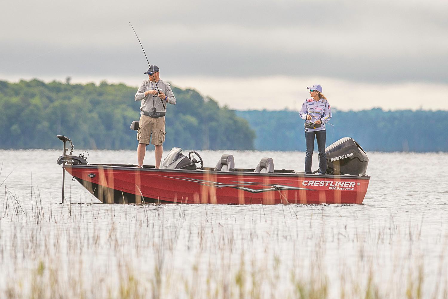 2021 Crestliner 1850 Bass Hawk Bucket