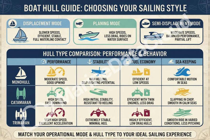 How to Choose the Right Boat Hull for the Way You Sail
