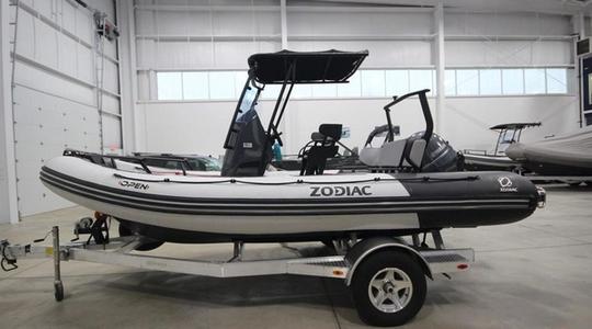 2021 Zodiac Open 5.5 PVC 115hp T-Top On Order