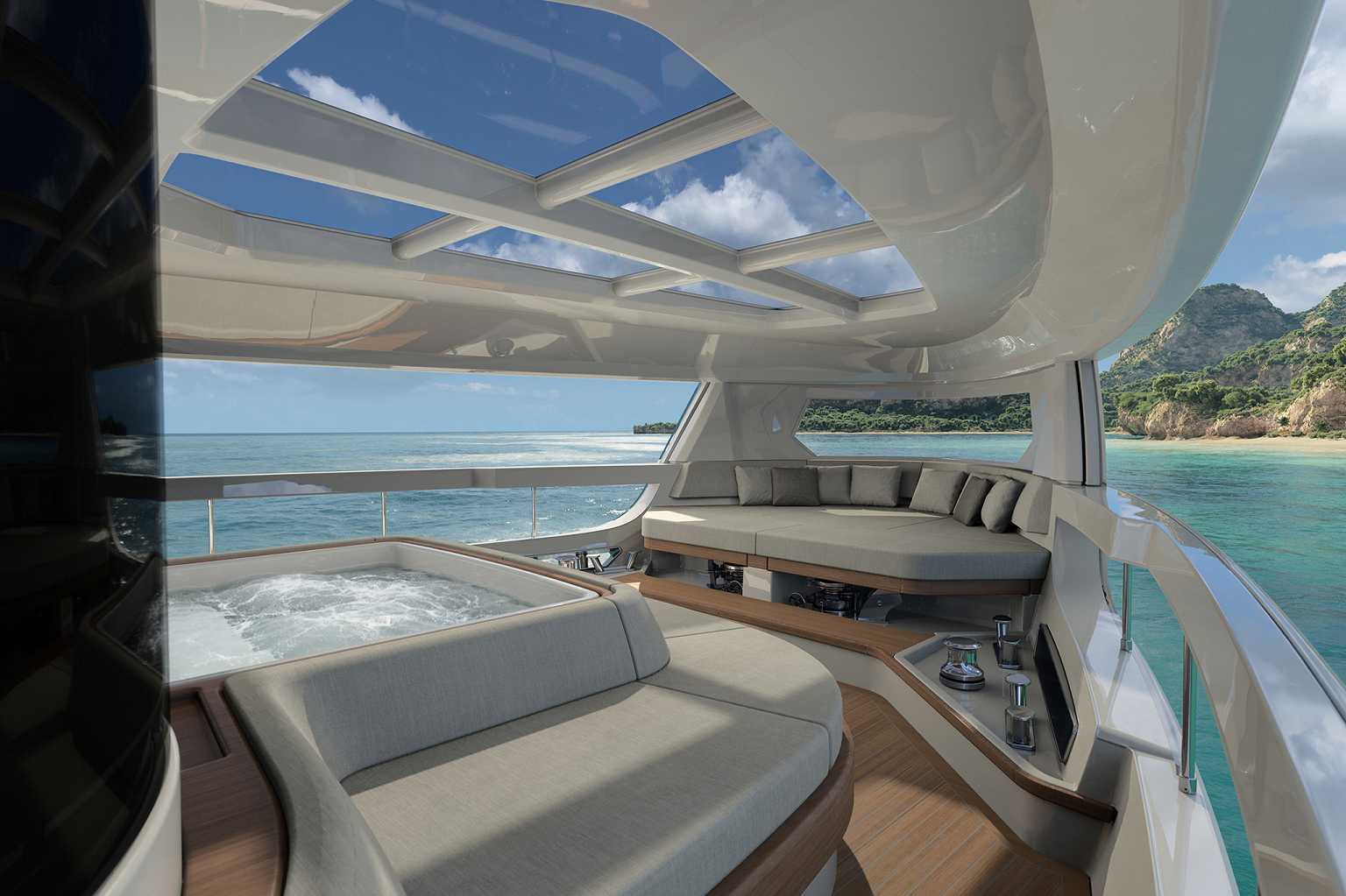 2022 Ferretti Yachts Infynito 90