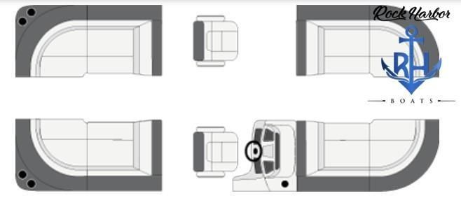 2021 Manitou Pontroon Boats 23 Aurora LE RF VP